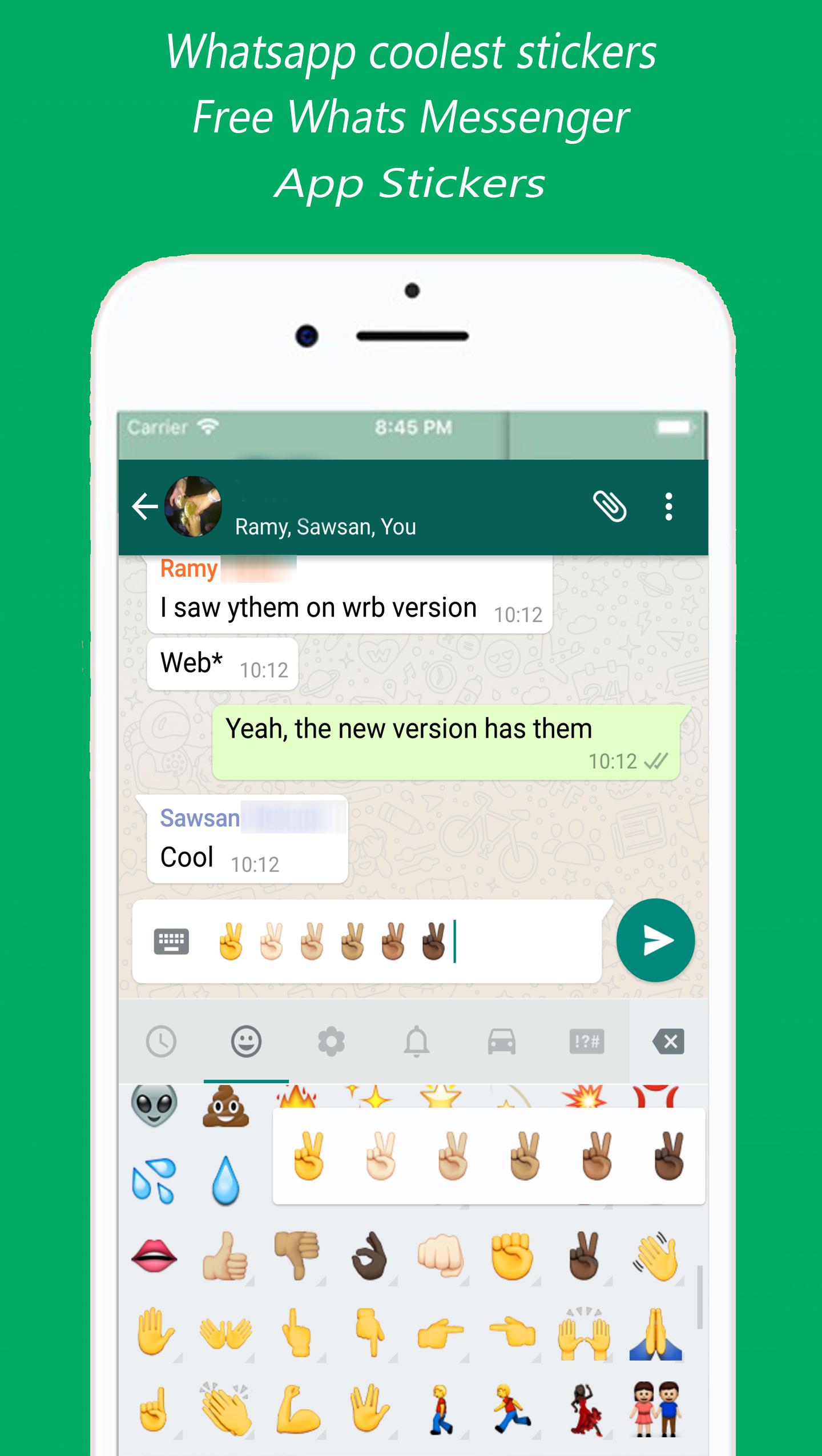 New Whats Messenger App Stickers Free APK for Android Download