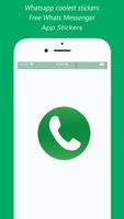 New Whats Messenger App Stickers Free capture d'écran 1