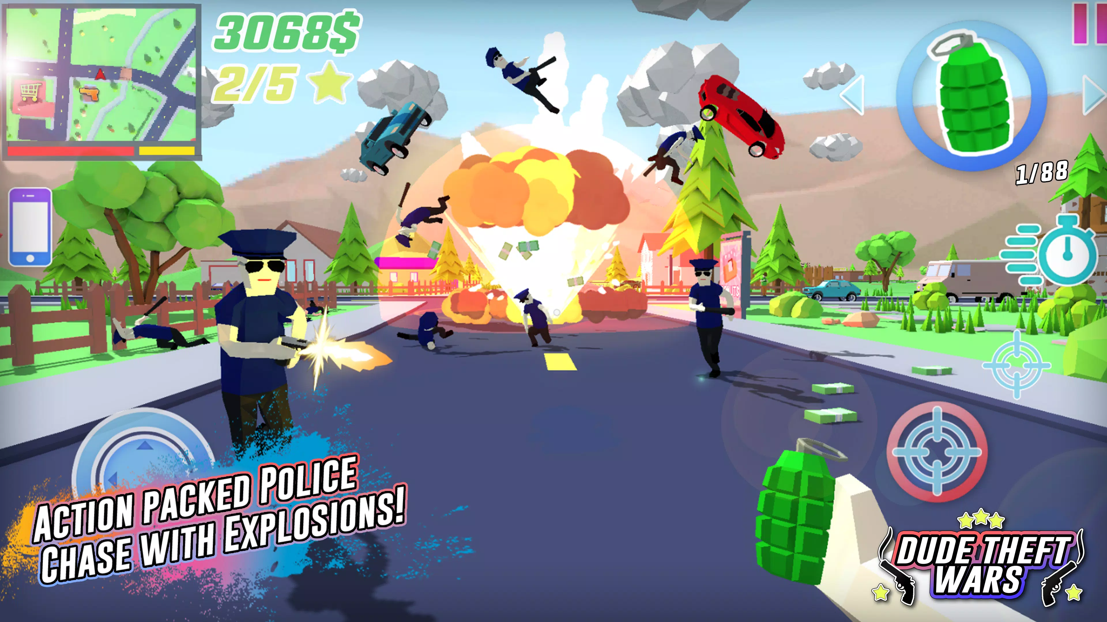 Baixar Dude Theft Wars MOD 0.9 Android - Download APK Grátis