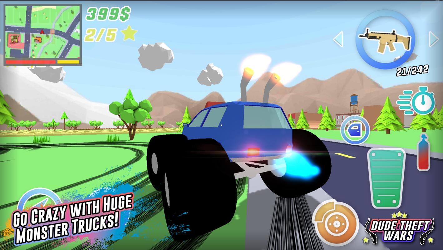 Dude Theft Wars for Android  APK Download