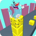 Oggy Stack Cube Surfer آئیکن