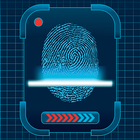 Personality test fingerprint ícone
