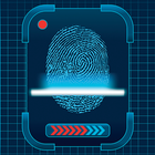 Personality test fingerprint icon