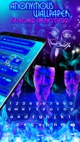 Anonymous Wallpaper Keyboard Themes Design স্ক্রিনশট 1