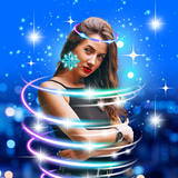 Light Crown Editor 👑 Neon Glitter Photo Effects icon