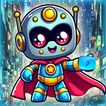 Cute Robot Target Game