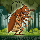 Jungle Cockroach Hunting Game ícone