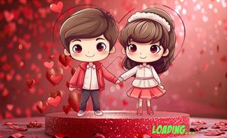 Love Line Puzzle Game. Cartaz
