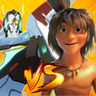 The Croods vs Voltron Zeichen