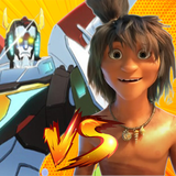 The Croods vs Voltron Zeichen