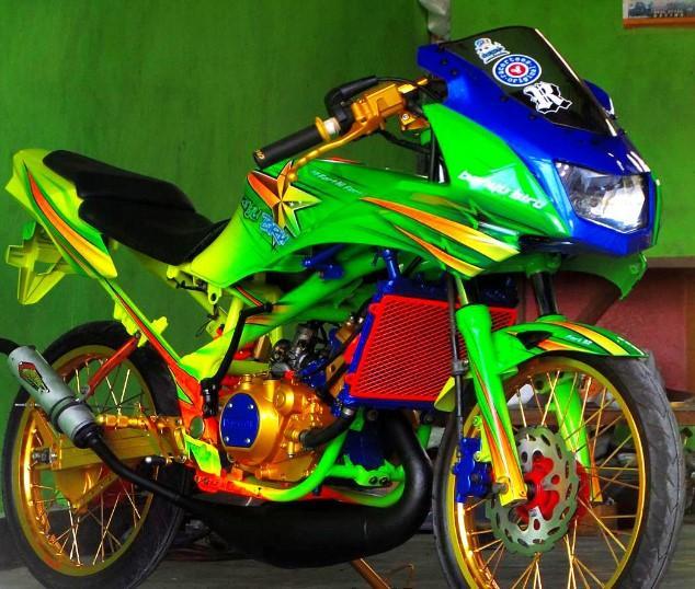 50 Foto Gambar Modifikasi Ninja 250 4 Tak Kontes Street