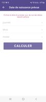 Calculateur semaines grossesse capture d'écran 3