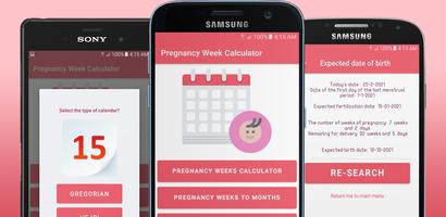 Pregnancy Week Calculator پوسٹر