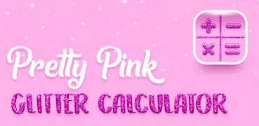 漂亮的粉色 闪光 计算器