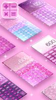 Pretty Pink Glitter Calculator পোস্টার