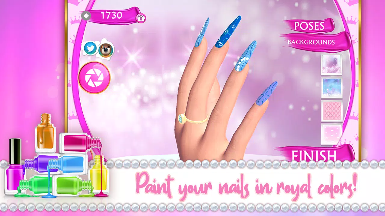 Download do APK de Jogos de Pintar Unhas de Princesa para Android