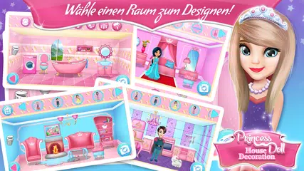Prinzessinnen Puppenhaus Dekorieren APK Herunterladen