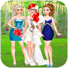 wedding day makeover for dress icon