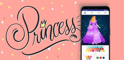 پوستر Princess Coloring Pages
