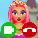 fake call video princess game APK