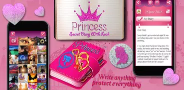Princess Secret Diary with Lock