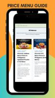 Price Menu Guide الملصق