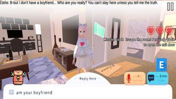 Yandere Ai Girlfriend Game imagem de tela 1