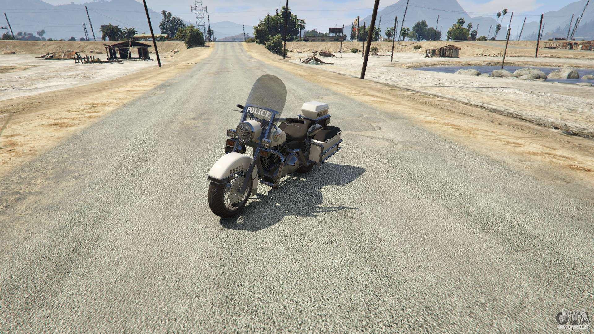 Police bike gta 5 замена фото 39