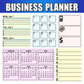 Business Diary Sales Notes Register & Day Planner