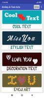 Chat Text Arts & Fonts Styles plakat
