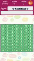 Word Search Speed Puzzle: Characters Find Puzzles Affiche
