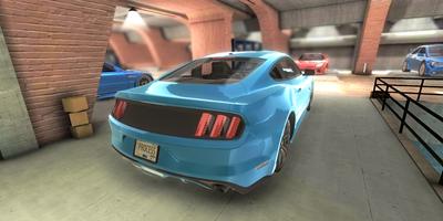 Mustang Drift Simulator Affiche