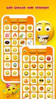 Gros Emoji: Gif Stickers pour WhatsApp capture d'écran 2