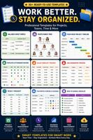 6 Schermata Timeline Templates Pro
