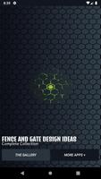 Zaun und Tor Design-Ideen Plakat