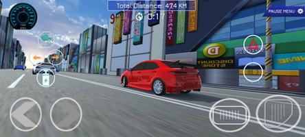 Corolla Toyota Car Drive Game captura de pantalla 1