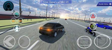 Corolla Toyota Car Drive Game captura de pantalla 2