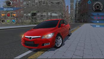 Honda Civic Drive Car Game скриншот 2