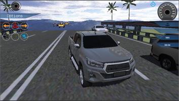 Revo Hilux Car Drive Game capture d'écran 2