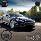 Tesla Car Drive Game icône
