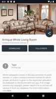 Antique White Living Room Furniture screenshot 2