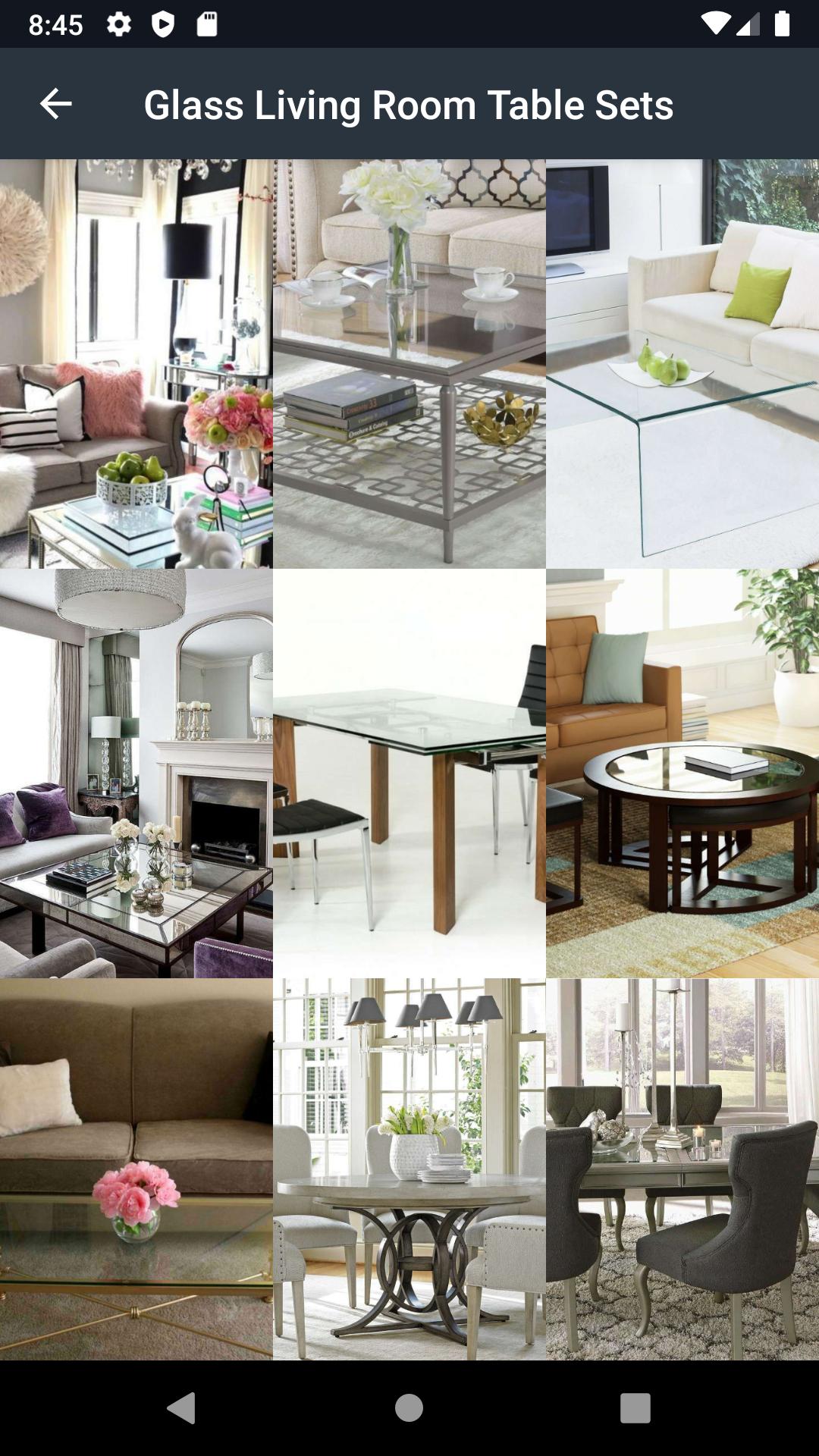 Glass Living Room Table Sets For Android APK Download