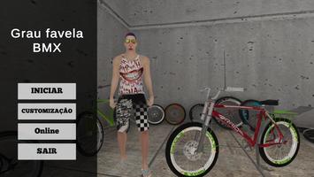 Poster Grau favela BMX