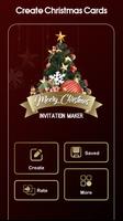 Christmas Invitation Cards Plakat