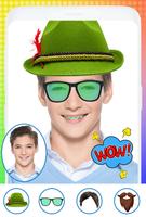 Boys hairstyle photo editor постер