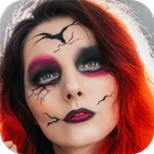 Halloween makeup photo editor icon