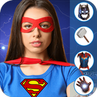 Superhero photo editor icon