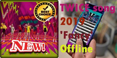 TWICE song 'Fancy' Offline K-pop Lyrics الملصق