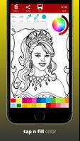 Livro de Colorir: Princesa Colorir capture d'écran 1