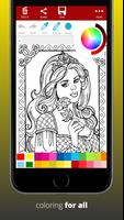 Livro de Colorir: Princesa Colorir capture d'écran 2